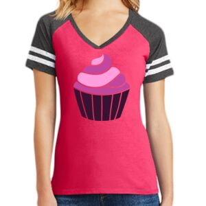 Women's Game V-Neck Tee Thumbnail
