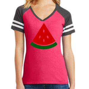 Women's Game V-Neck Tee Thumbnail