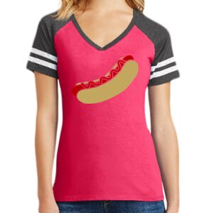 Women's Game V-Neck Tee Thumbnail