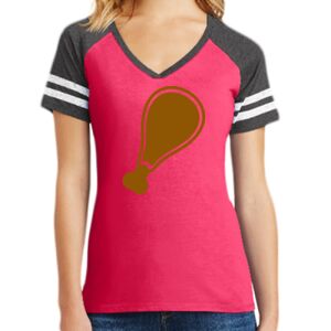 Women's Game V-Neck Tee Thumbnail
