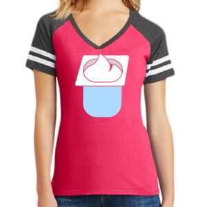 Women's Game V-Neck Tee Thumbnail
