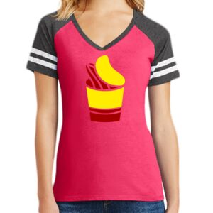 Women's Game V-Neck Tee Thumbnail
