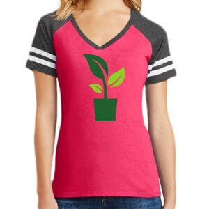 Women's Game V-Neck Tee Thumbnail