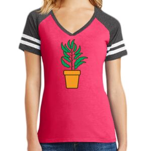 Women's Game V-Neck Tee Thumbnail