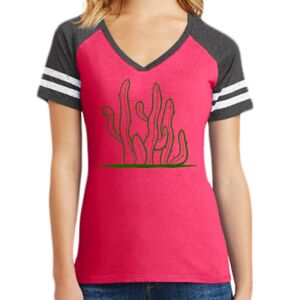 Women's Game V-Neck Tee Thumbnail