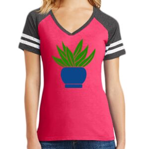 Women's Game V-Neck Tee Thumbnail