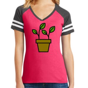 Women's Game V-Neck Tee Thumbnail