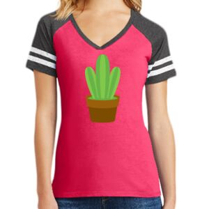 Women's Game V-Neck Tee Thumbnail