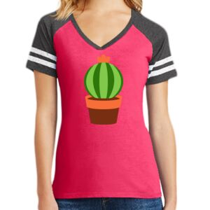 Women's Game V-Neck Tee Thumbnail