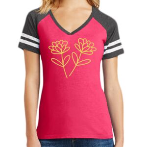 Women's Game V-Neck Tee Thumbnail