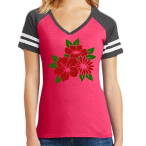 Women's Game V-Neck Tee Thumbnail