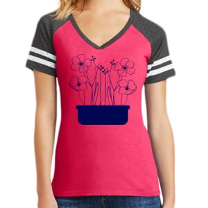 Women's Game V-Neck Tee Thumbnail