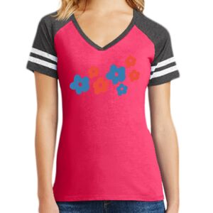 Women's Game V-Neck Tee Thumbnail