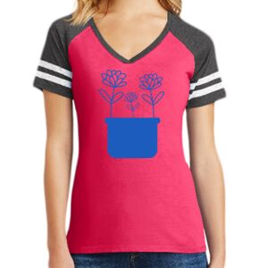 Women's Game V-Neck Tee Thumbnail