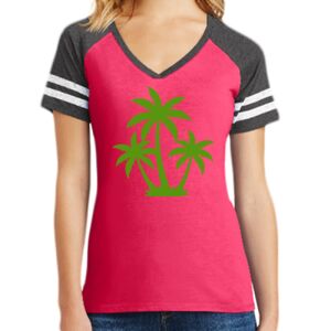 Women's Game V-Neck Tee Thumbnail