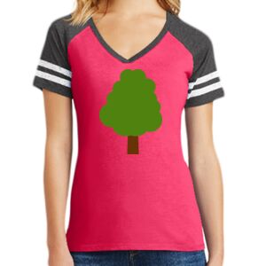 Women's Game V-Neck Tee Thumbnail