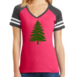 Women's Game V-Neck Tee Thumbnail