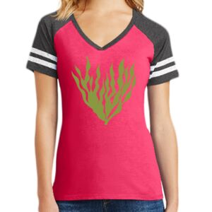 Women's Game V-Neck Tee Thumbnail