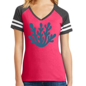 Women's Game V-Neck Tee Thumbnail