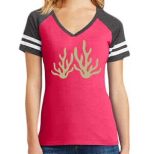 Women's Game V-Neck Tee Thumbnail