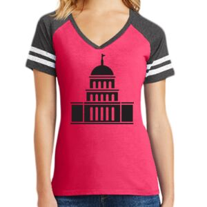 Women's Game V-Neck Tee Thumbnail
