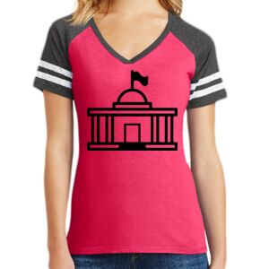 Women's Game V-Neck Tee Thumbnail