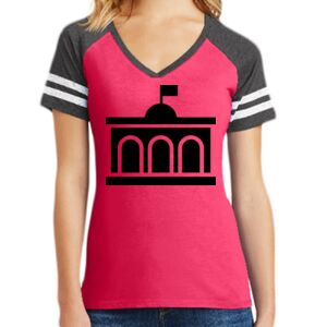 Women's Game V-Neck Tee Thumbnail