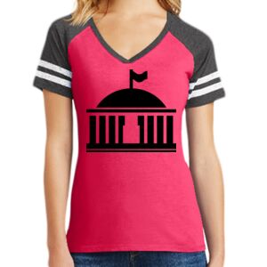 Women's Game V-Neck Tee Thumbnail