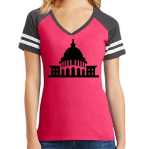 Women's Game V-Neck Tee Thumbnail