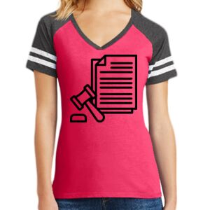 Women's Game V-Neck Tee Thumbnail