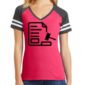 Women's Game V-Neck Tee Thumbnail