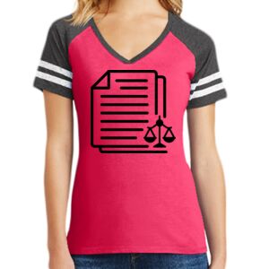 Women's Game V-Neck Tee Thumbnail