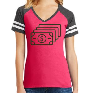 Women's Game V-Neck Tee Thumbnail
