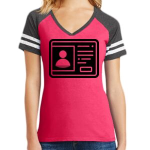Women's Game V-Neck Tee Thumbnail