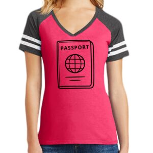 Women's Game V-Neck Tee Thumbnail