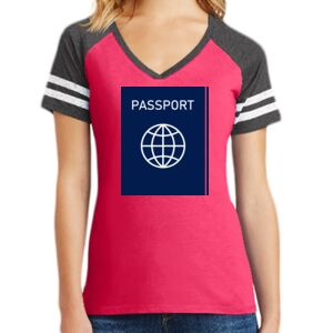 Women's Game V-Neck Tee Thumbnail