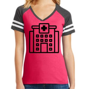 Women's Game V-Neck Tee Thumbnail