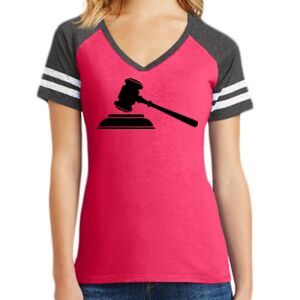 Women's Game V-Neck Tee Thumbnail
