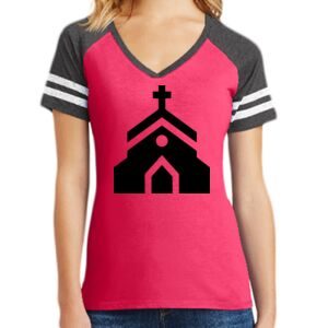 Women's Game V-Neck Tee Thumbnail