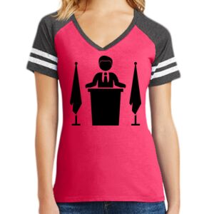 Women's Game V-Neck Tee Thumbnail