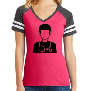 Women's Game V-Neck Tee Thumbnail