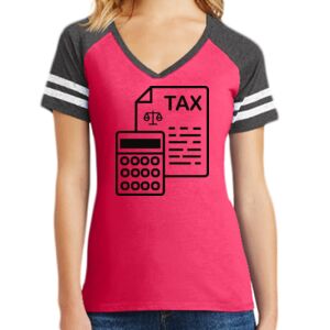 Women's Game V-Neck Tee Thumbnail