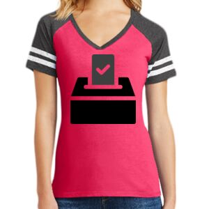Women's Game V-Neck Tee Thumbnail
