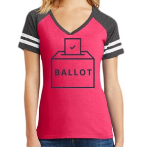 Women's Game V-Neck Tee Thumbnail