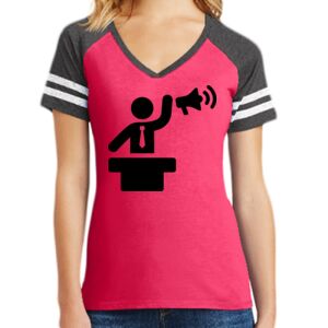 Women's Game V-Neck Tee Thumbnail