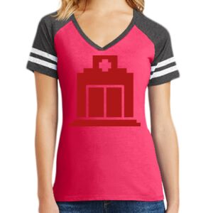Women's Game V-Neck Tee Thumbnail