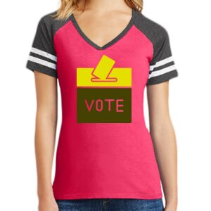 Women's Game V-Neck Tee Thumbnail