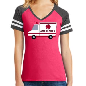 Women's Game V-Neck Tee Thumbnail