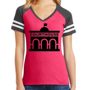 Women's Game V-Neck Tee Thumbnail