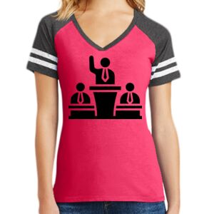 Women's Game V-Neck Tee Thumbnail